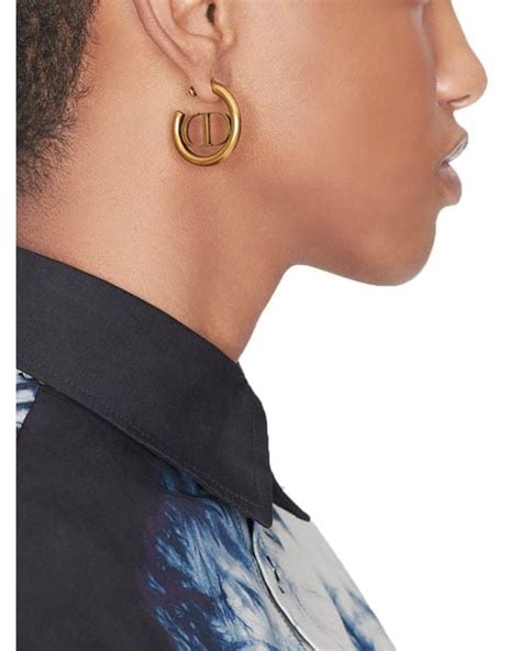 dior hoop earrings dupe|dior earrings second hand.